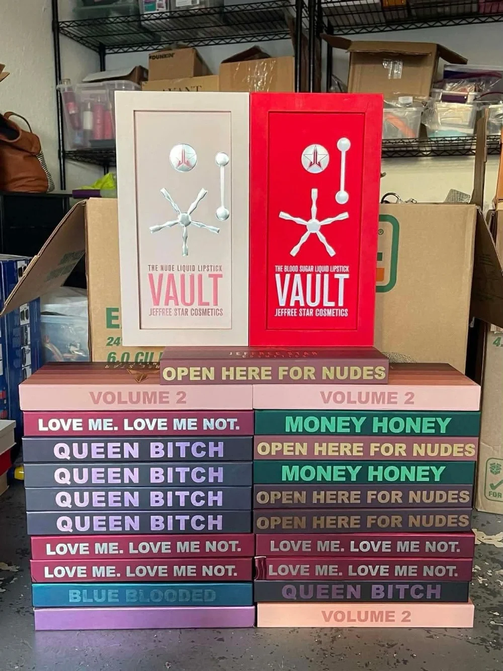 Jeffree Star Lip Kits & Vault Boxes & Display (EMPTY)